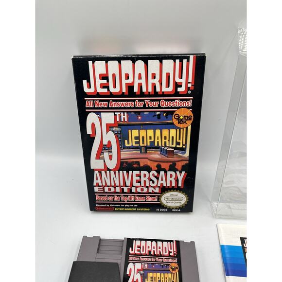 Jeopardy 25th Anniversary Nintendo NES - Complete In Box! - Picture 9 of 16